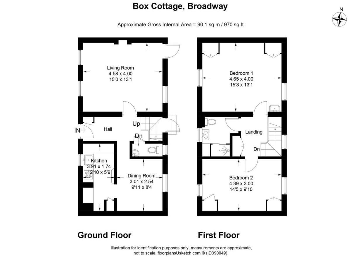 Box Cottage Broadway  Eksteriør billede